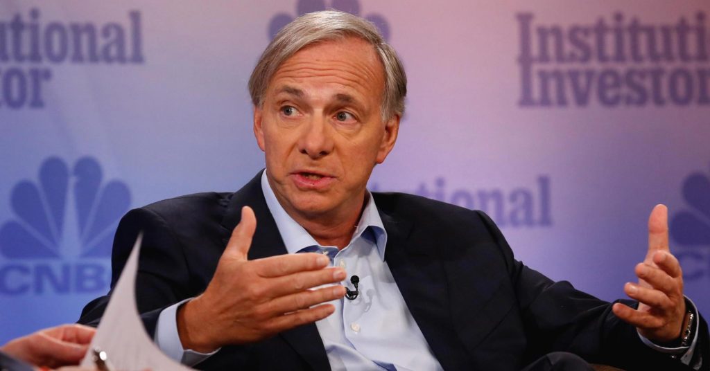 Ray Dalio speaking at the 2017 Delivering Alpha conference in New York on Sept. 12, 2017.