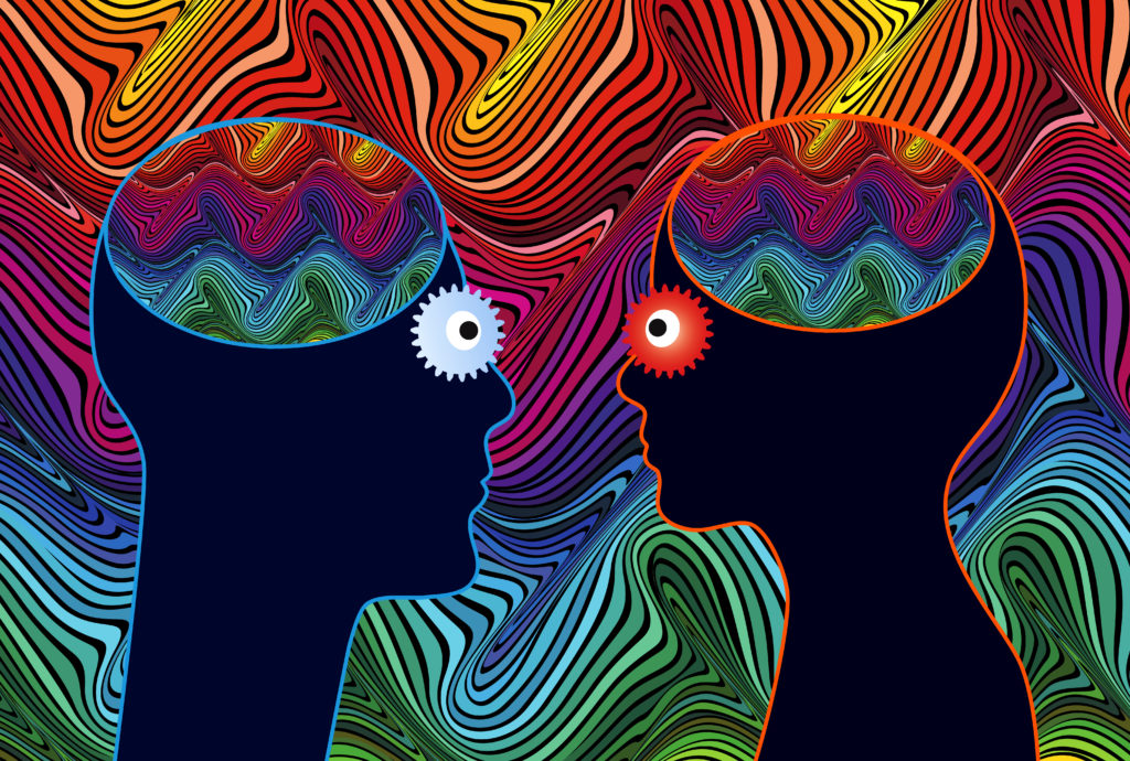 LSD causes euphoria, increased body temperature and hallucinations where some or all of the senses are distorted.