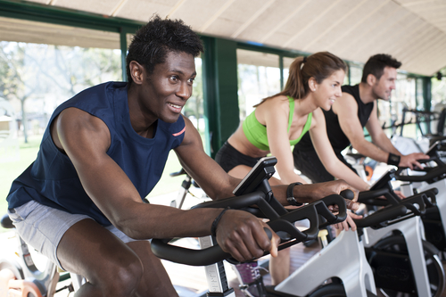 Interval training like a Spin class is a great way of keeping you focussed and increasing the your health and happiness