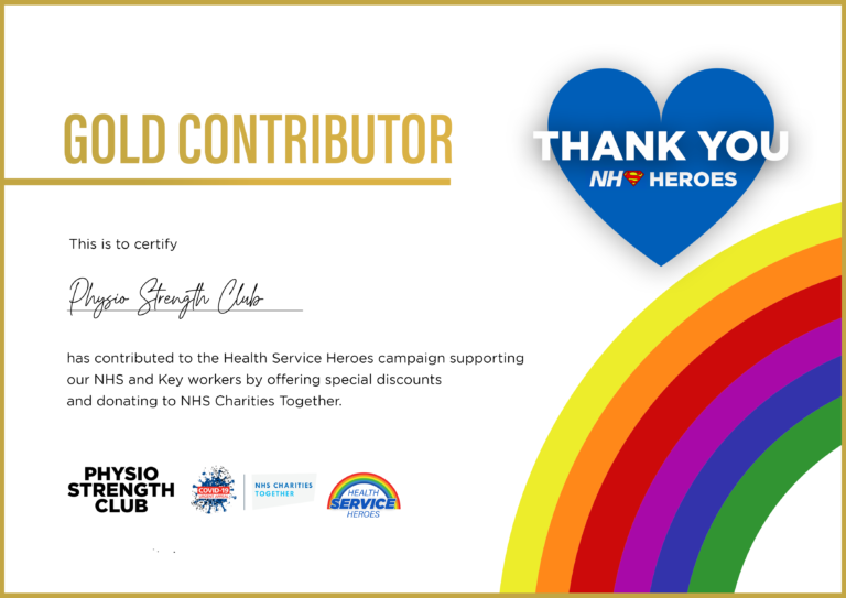 NHS Heroes Gold Contributor