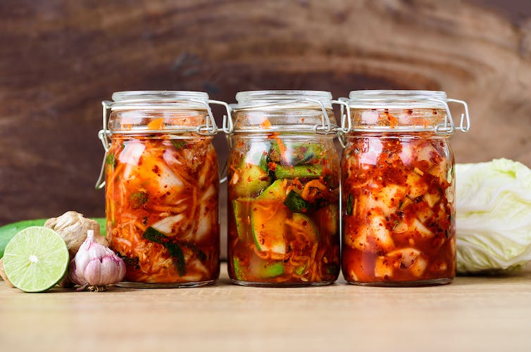 Fermented foods such as kimchi are great to include in a psychobiotic diet.